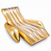 Пляжное кресло Intex Shimmering Gold Lounge 56803 Пляжное кресло Intex Shimmering Gold Lounge 56803