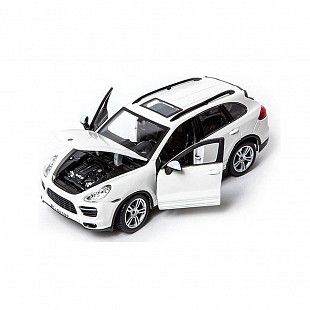 Машинка Bburago 1:24 Porsche Cayenne Turbo (18-21056) white