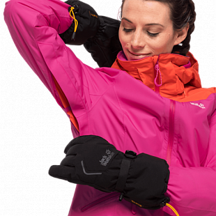 Куртка женская Jack Wolfskin Powder Mountain Jacket W pink fuchsia