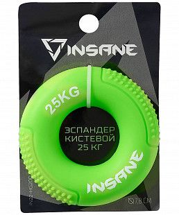 Эспандер кистевой Insane IN22-HG200 25 кг green