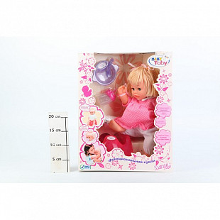 Кукла Shenzhen Toys Baby Toby с аксессуарами, пьет, писает, говорит 30612