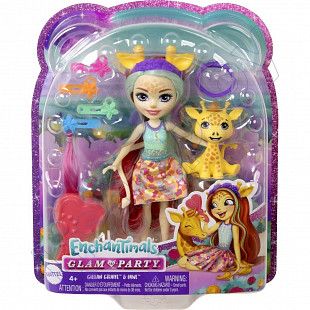 Игровой набор Enchantimals Гламурные прически Жирафа Джиллиан (HNV29)