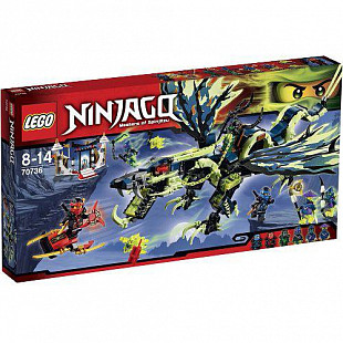 Конструктор LEGO Атака дракона Моро 70736