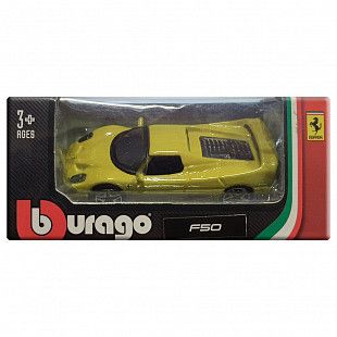 Коллекционная машина Bburago 1:64 Ferrari F50 (18-56100) yellow