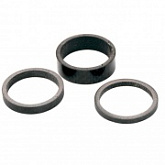 Проставочное кольцо Longus под вынос, Carbon (28.6/5мм, Black) комплект - 2 шт. 398245