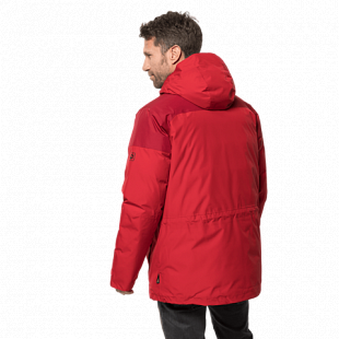 Куртка мужская Jack Wolfskin North Ice Parka M red lacquer