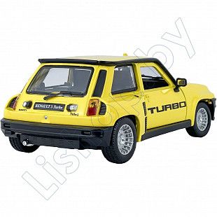 Машинка Bburago Renault 5 Turbo (18-21088) yellow