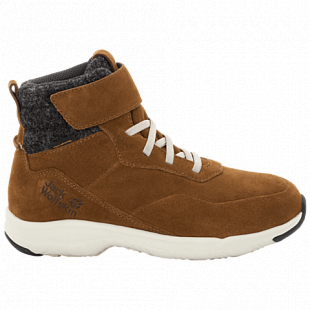 Ботинки детские Jack Wolfskin City Bug Texapore Mid K desert brown / champagne