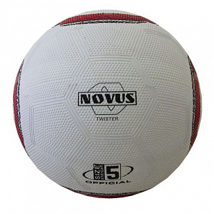 Футбольный мяч Novus Twister 5р White/Red/Black