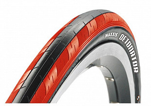 Покрышка Maxxis Detonator 700x23C Cлик Шоссе Устойчивость к проколам TB86352000 Black/Red