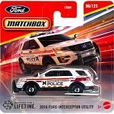 Машинка Matchbox 2016 Ford Interceptor Utility 96/125 (C0859 JBT12)