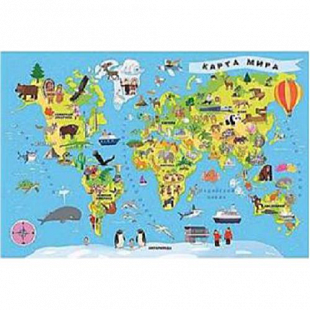Пазл Карта мира 15527