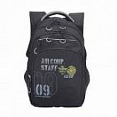 Рюкзак школьный GRIZZLY RB-050-2 /3 black/grey