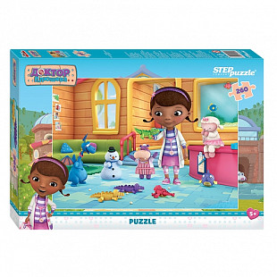 Мозаика Step Puzzle 260 Disney Доктор Плюшева 95049