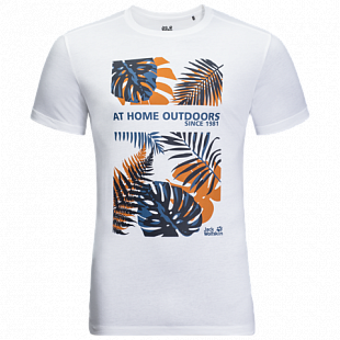 Футболка мужская Jack Wolfskin Palm Cove T M white rush