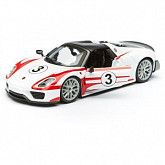 Машинка Bburago 1:24 Porsche 918 Weissach (18-28009)