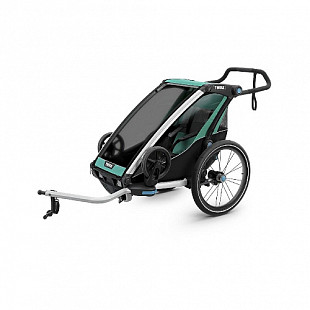 Детская мультиспортивная коляска Thule Chariot Lite1 green (10203006)