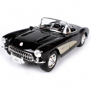 Масштабная модель автомобиля Maisto 1:18 Шевроле Корвет (1957) (31139) black
