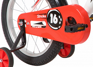 Велосипед Novatrack Strike 16" (2020) 163STRIKE.WTR20 white/red