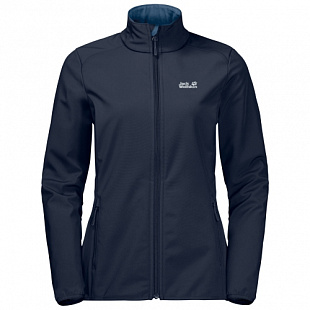 Куртка ветрозащитная женская Jack Wolfskin Northern Pass Women midnight blue