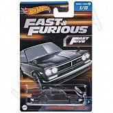 Машинка Hot Wheels Fast & Furious 1971 Nissan Skyline H/T 2000 GT-R 5/10 (HNR88 HNT15)