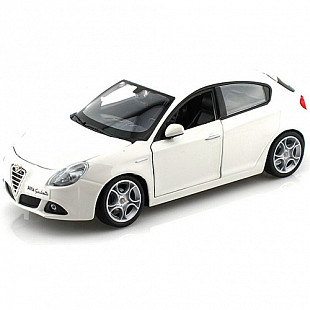 Коллекционная машина Bburago 1:24 Alfa Romeo Giulietta (18-21071) white