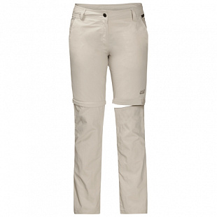 Брюки с молнией женские Jack Wolfskin Marrakech Zip Off Pants light sand