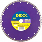 Алмазный круг Dexx турбо 230х2,6х 7x22,23 мм универсал 36702-230_z01