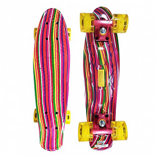 Penny board (пенни борд) Explore Dogal 22" Red/Yellow/Green