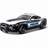 Масштабная модель автомобиля Maisto 1:18 Форд Мустанг (36203) white/black