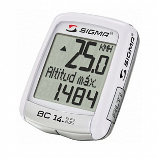 Велокомпьютер Sigma BC 14.12 white 38963