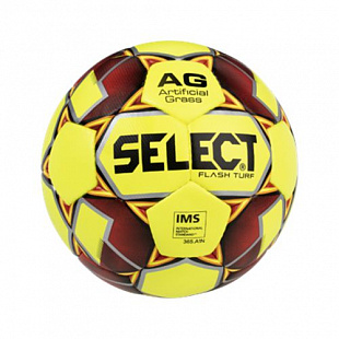 Мяч футбольный Select Flash Turf р.5 810708-553 Yellow/Red/Grey