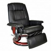 Кресло вибромассажное с пуфом REGOline black