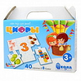 Пазл-игра для детей Десятое Королевство Цифры 02638