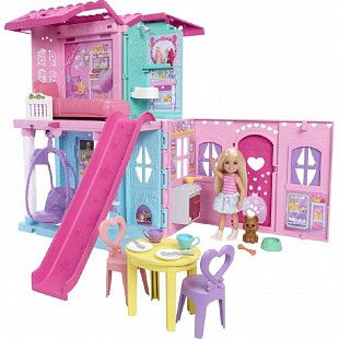 Кукла Barbie Family & Friends Chelsea Pop-Up House (JFW49)