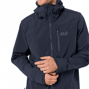 Ветрозащитная куртка мужская Jack Wolfskin Desert Wind Jacket M night blue