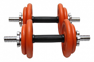 Набор гантелей USA Style SS-LDBS-213-D25 orange