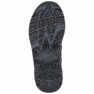 Полуботинки детские Jack Wolfskin Thunderbolt Texapore Low K black / dark grey