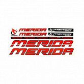 Комплект наклеек Merida red