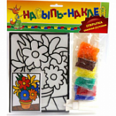 Игра Насыпь- наклей Цветы в горшке C-308-57238307