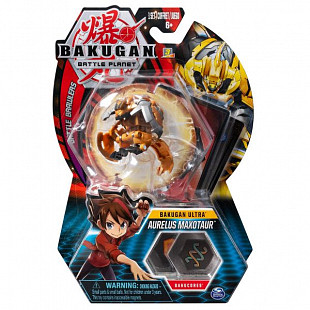 Фигурка-трансформер Spin Master Bakugan Ультра Minotaur Gold 6045146 20104039