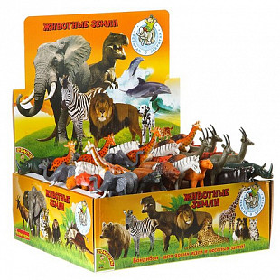 Набор животных Bondibon "Ребятам о Зверятах", животные джунглей ВВ1607