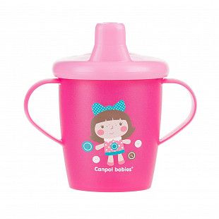 Поильник Canpol babies Non-spill TOYS с ручками 9м+ 250 мл (31/200_pin) pink