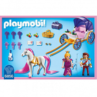 Игровой набор Playmobil Замок Принцессы Королевская чета с каретой 6856