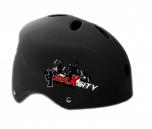 Шлем для роликовых коньков Maxcity Cool black