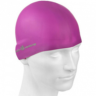Шапочка для бассейна (плавания) взрослая Mad Wave Light Big purple