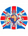 Шапочка для бассейна (плавания) взрослая Mad Wave ENGLAND blue/red Шапочка для бассейна (плавания) взрослая Mad Wave ENGLAND blue/red