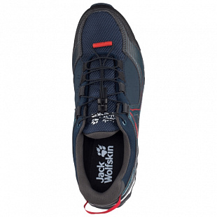Водонепроницаемые кроссовки мужские Jack Wolfskin Cascade Hike Xt Texapore Low M dark blue / red