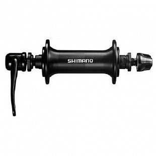Втулка передняя Shimano TX500 v-brake, на гайки, black, EHBTX500DL