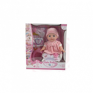 Кукла PlaySmart Пупс YL1712N pink